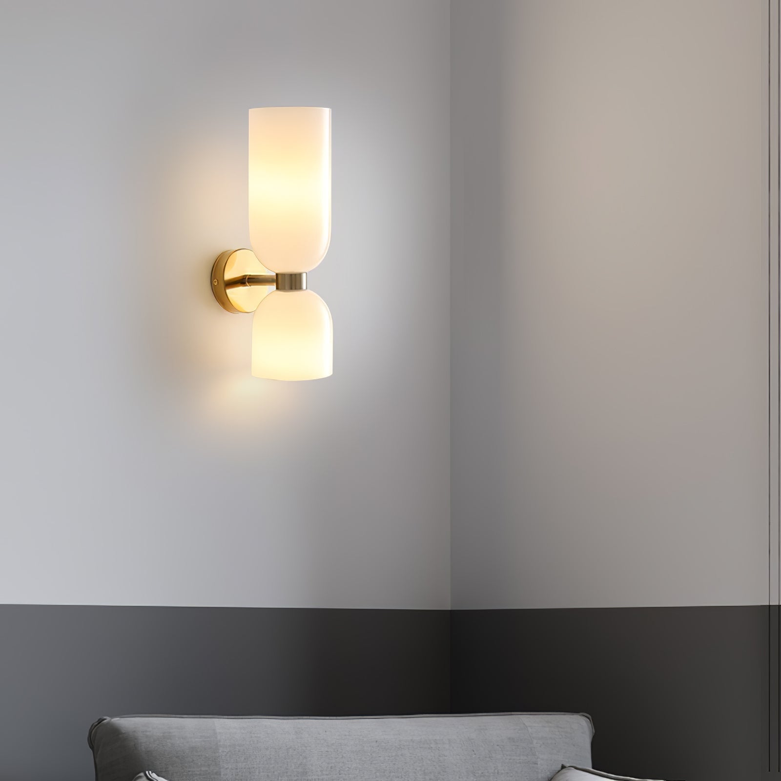 Edie Modern Minimalist Glass Wall Lamp - Letslighting