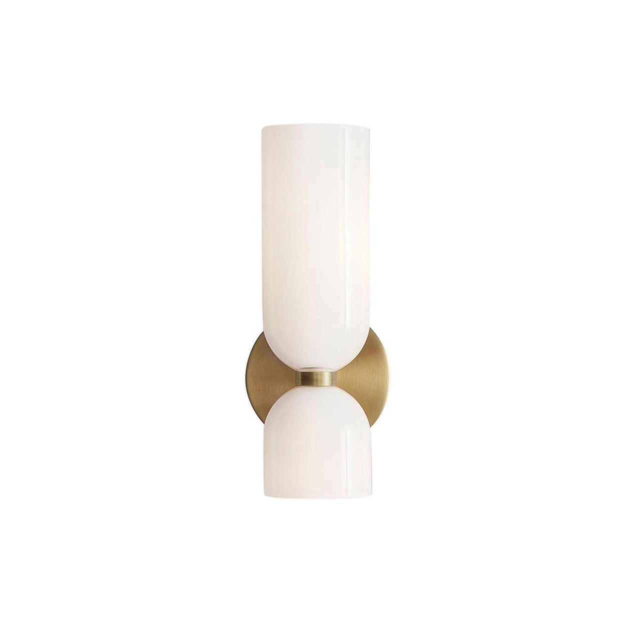 Chime Modern Minimalist Brass Glass Wall Lamp - Letslighting