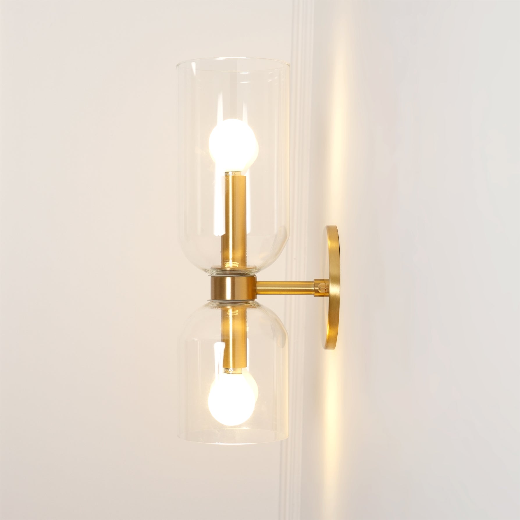 Edie Modern Minimalist Glass Wall Lamp - Letslighting
