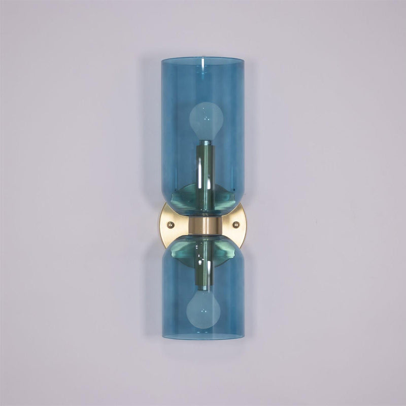 Chime Modern Minimalist Brass Glass Wall Lamp - Letslighting