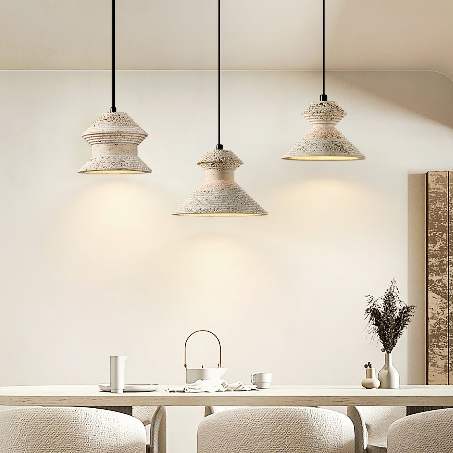 Eira Travertine Pendant Light - Letslighting