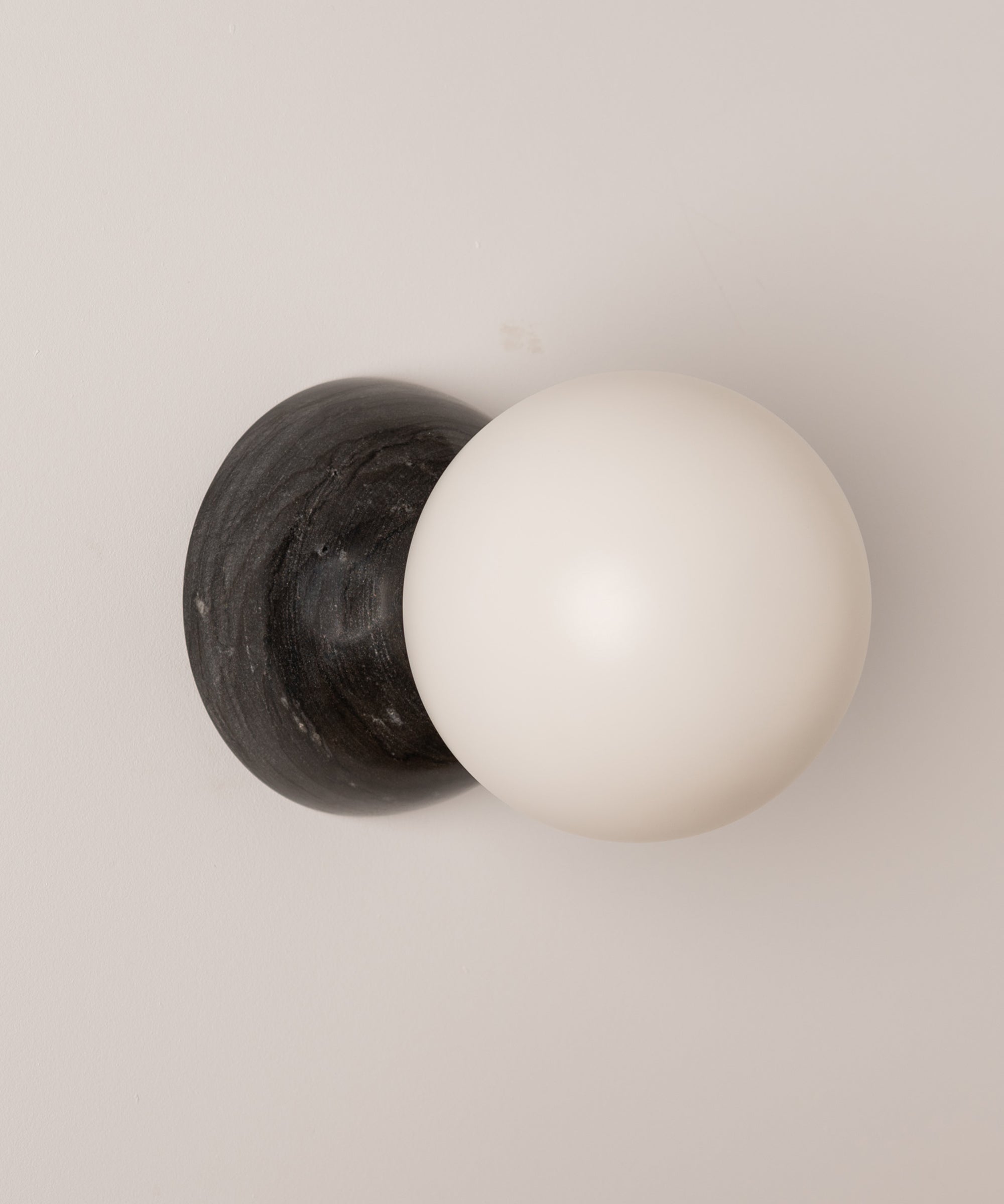 Fable Modern Minimalist Marble Glass Wall Lamp - Letslighting