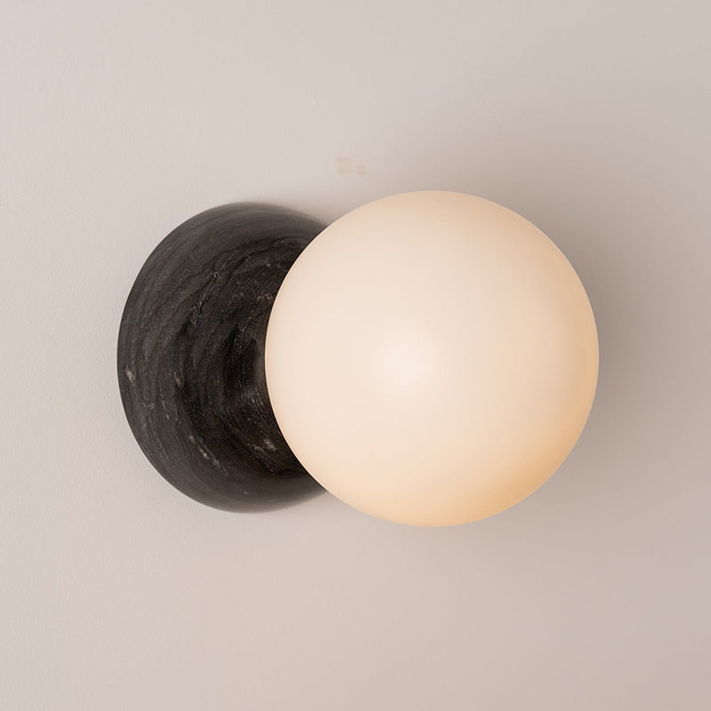Fable Modern Minimalist Marble Glass Wall Lamp - Letslighting