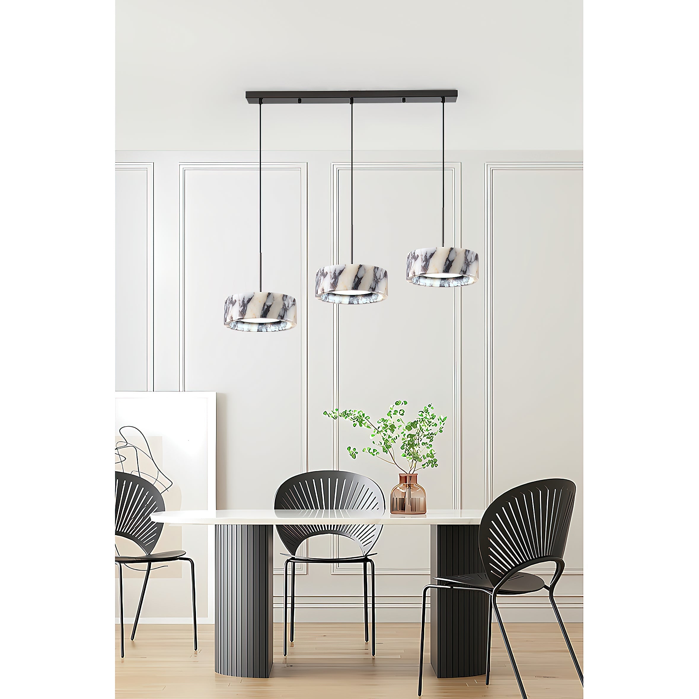 Glide Modern Minimalist Marble Pendant Lamp - Letslighting