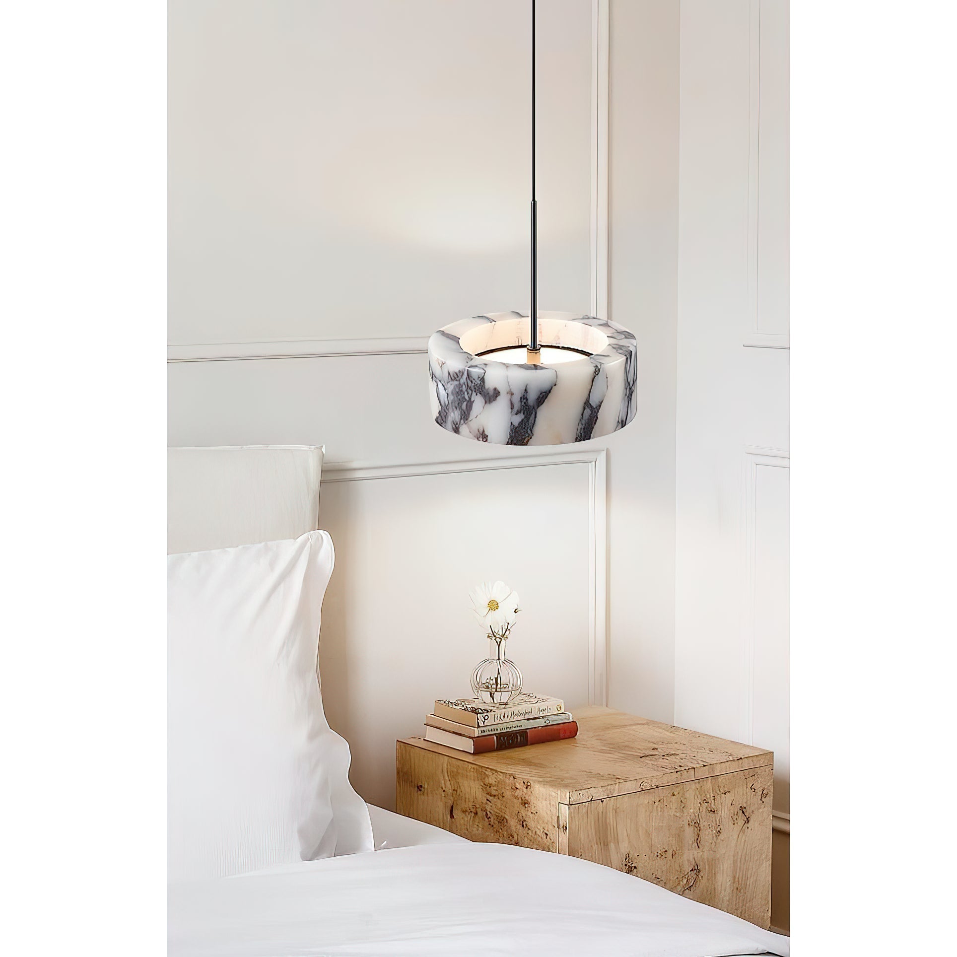 Glide Modern Minimalist Marble Pendant Lamp - Letslighting