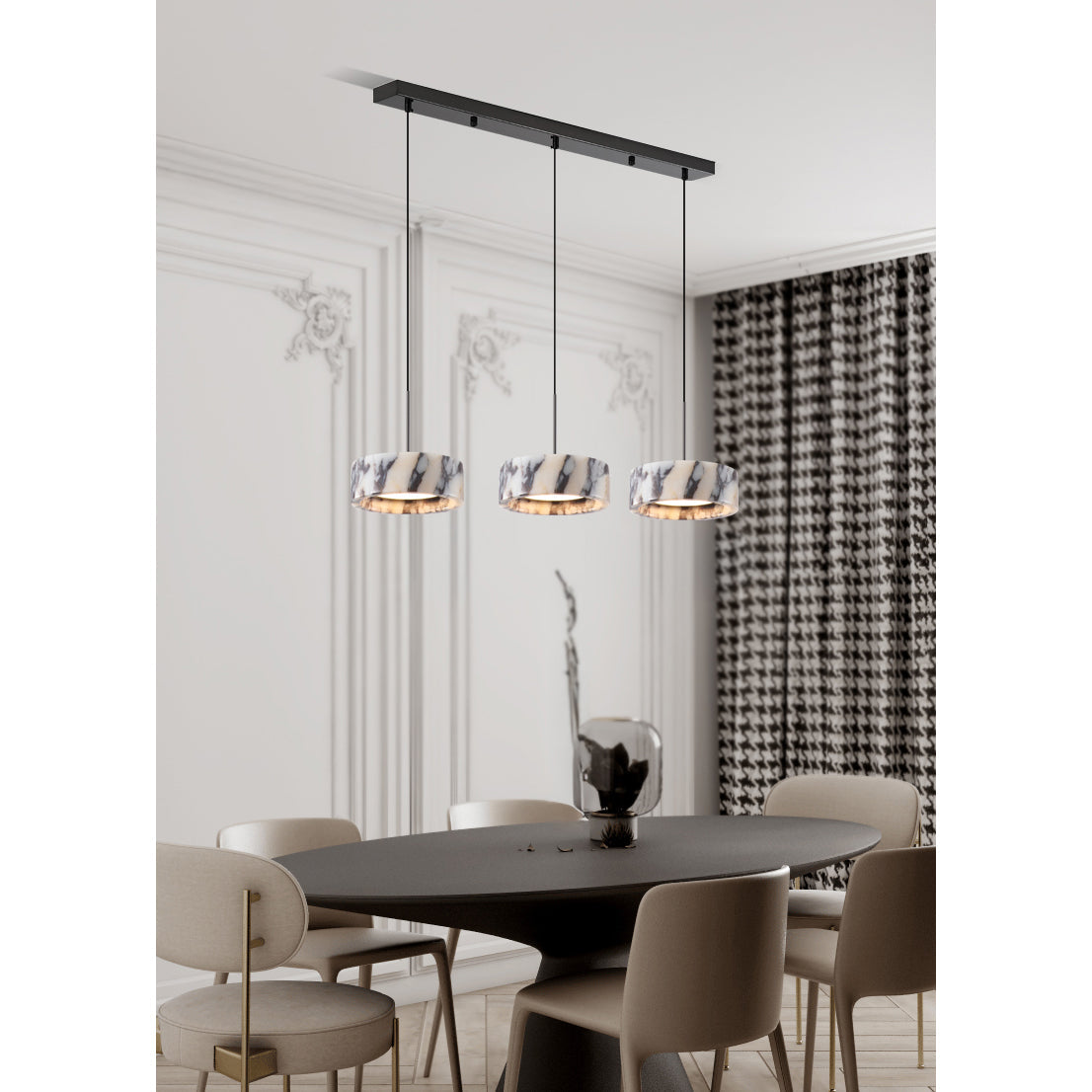 Glide Modern Minimalist Marble Pendant Lamp - Letslighting