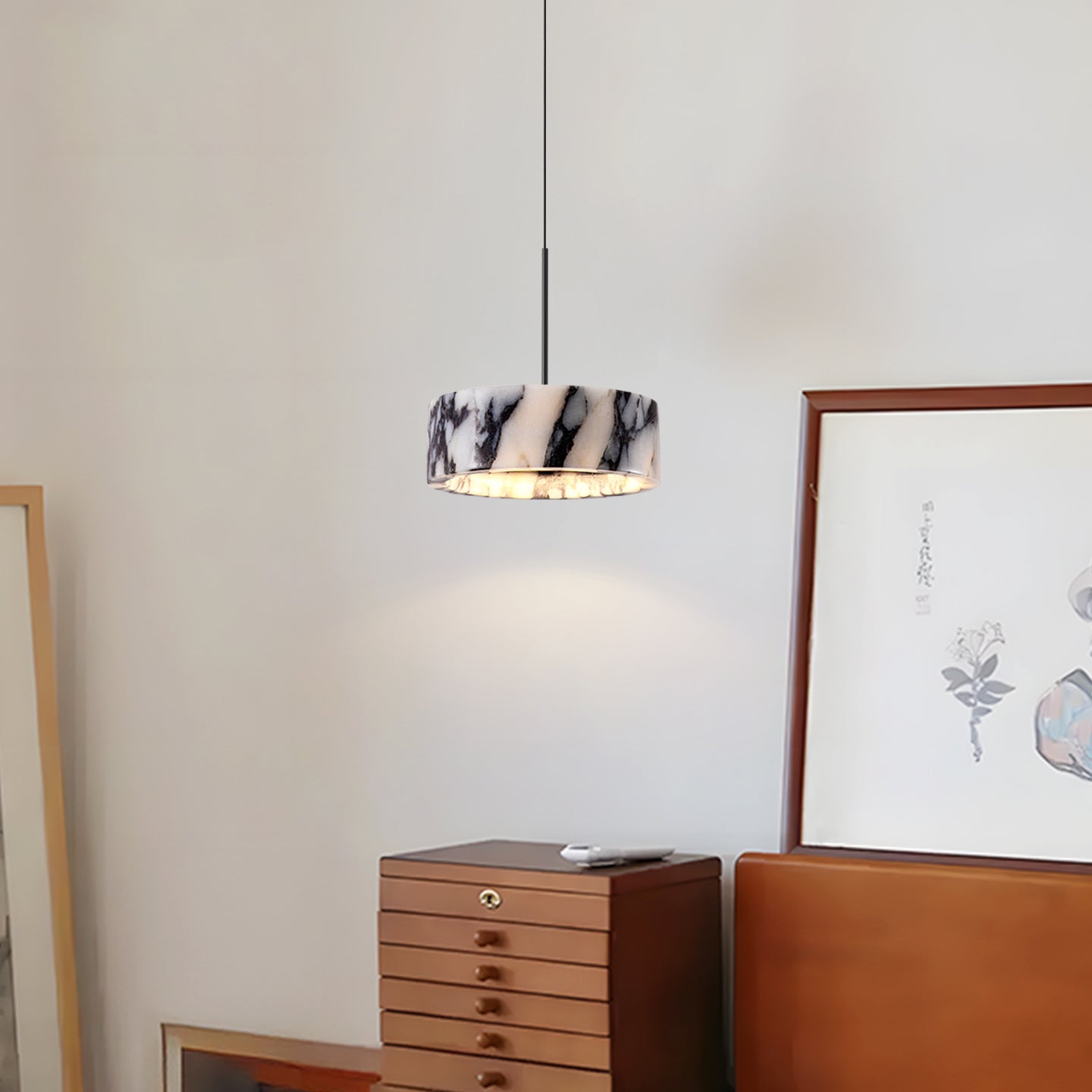 Glide Modern Minimalist Marble Pendant Lamp - Letslighting