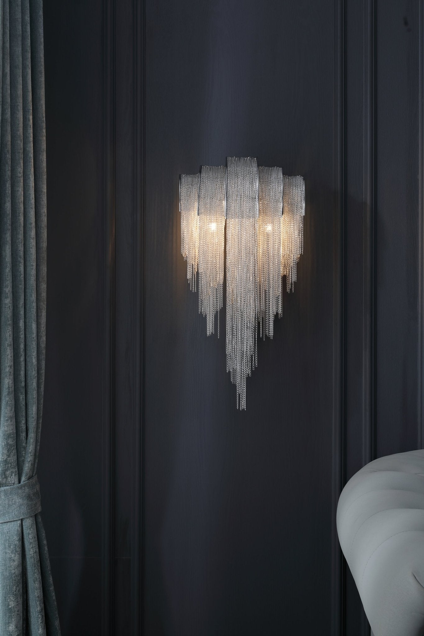Chains Postmodern Luxury Tassel Wall Lamp - Letslighting