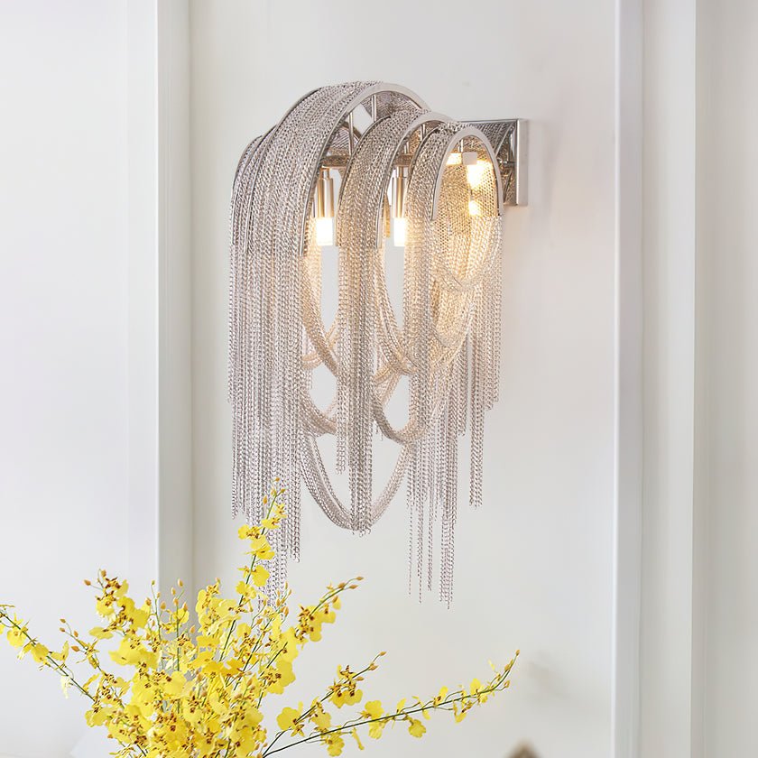 Chains Postmodern Luxury Tassel Wall Lamp - Letslighting