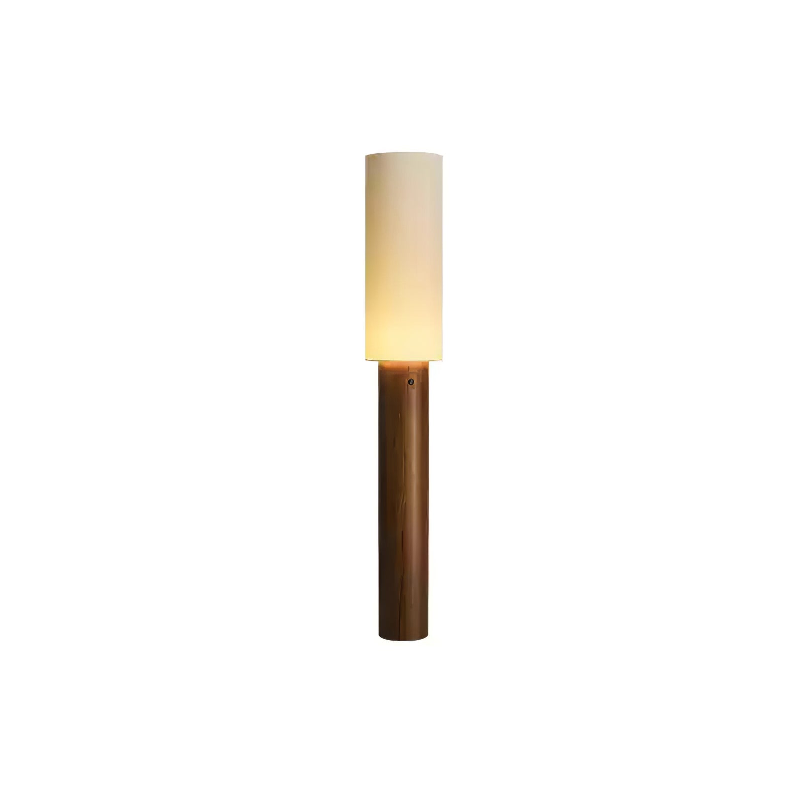 Uvynir Cylindrical Wood Floor Lamp - Letslighting