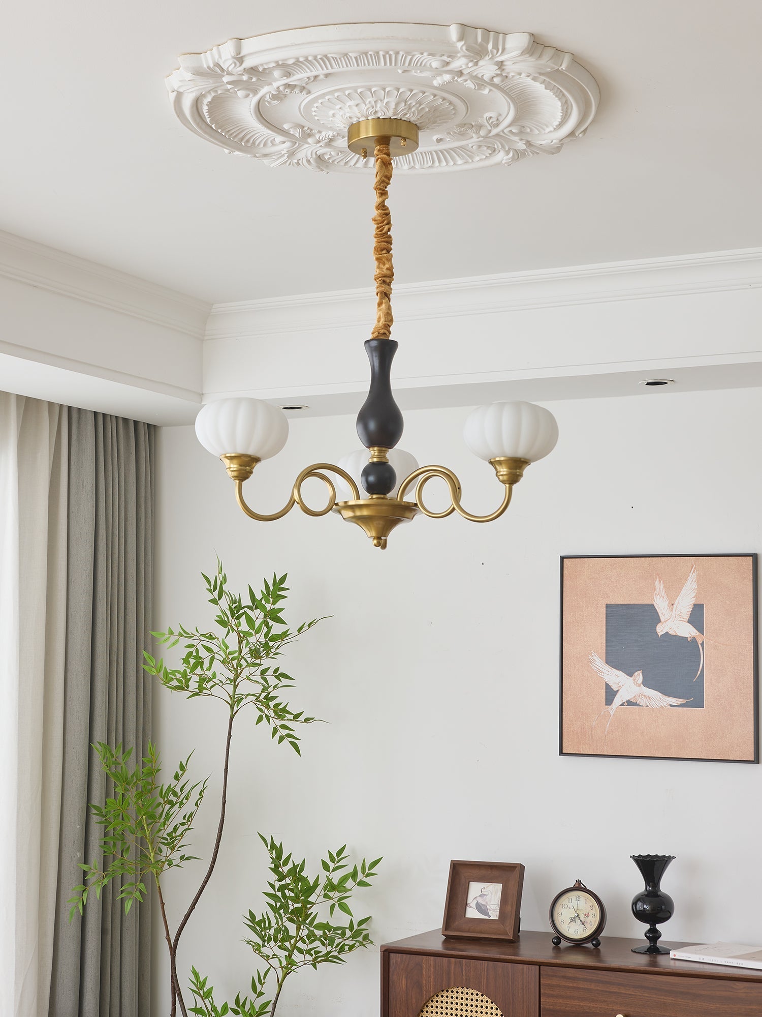 Avinor Nordic Traditional Wood Chandelier - Letslighting