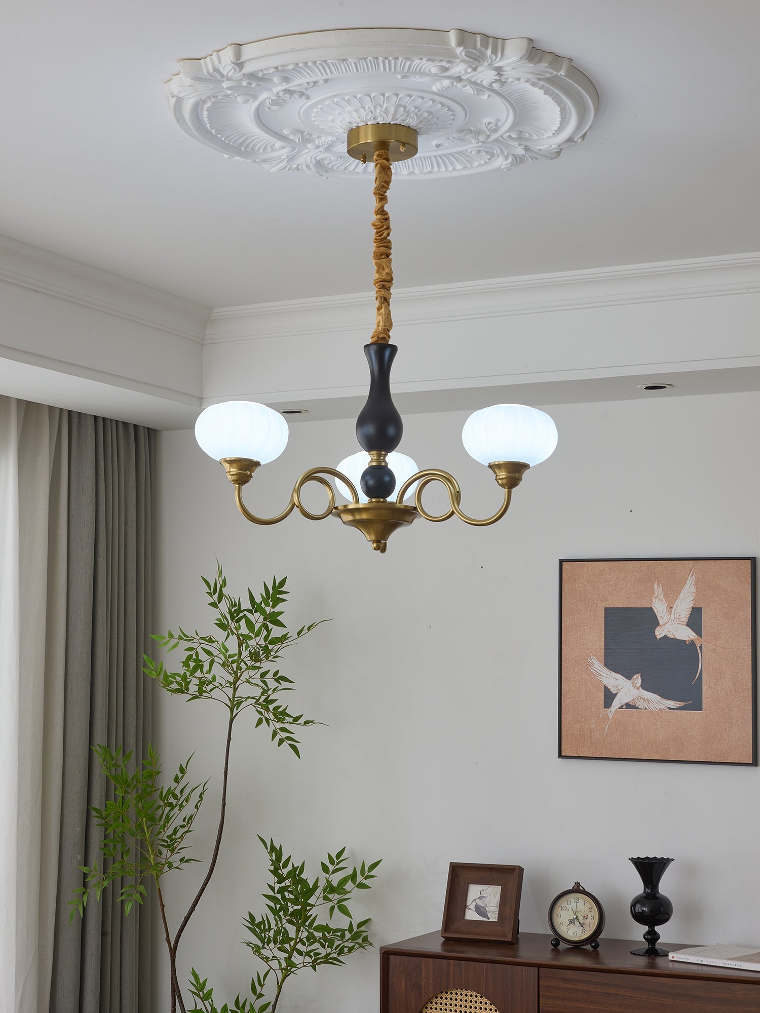 Avinor Nordic Traditional Wood Chandelier - Letslighting