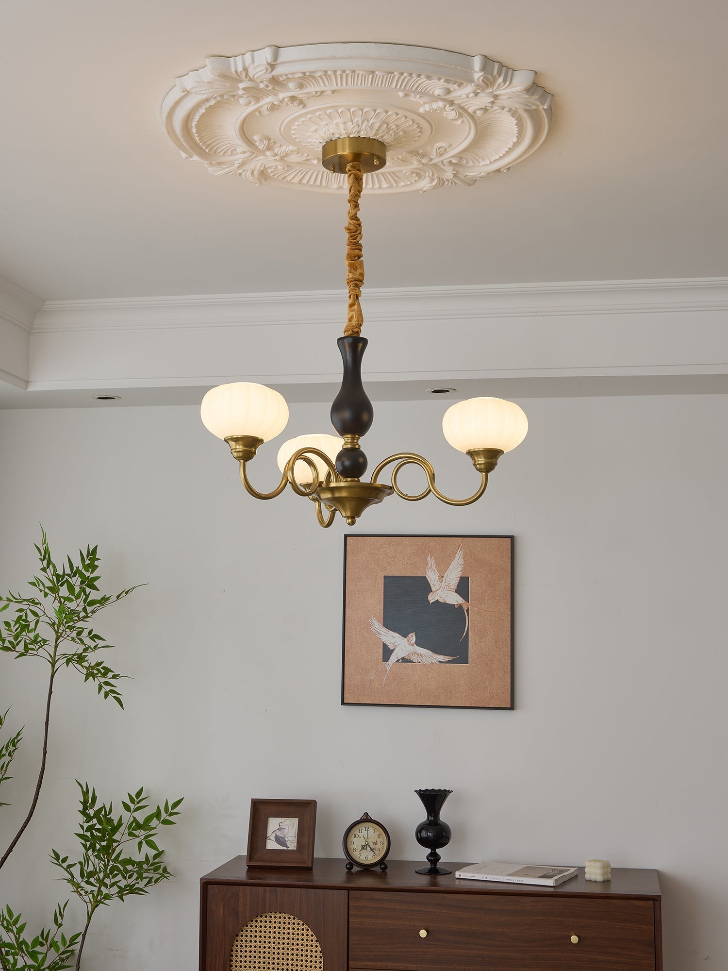 Avinor Nordic Traditional Wood Chandelier - Letslighting