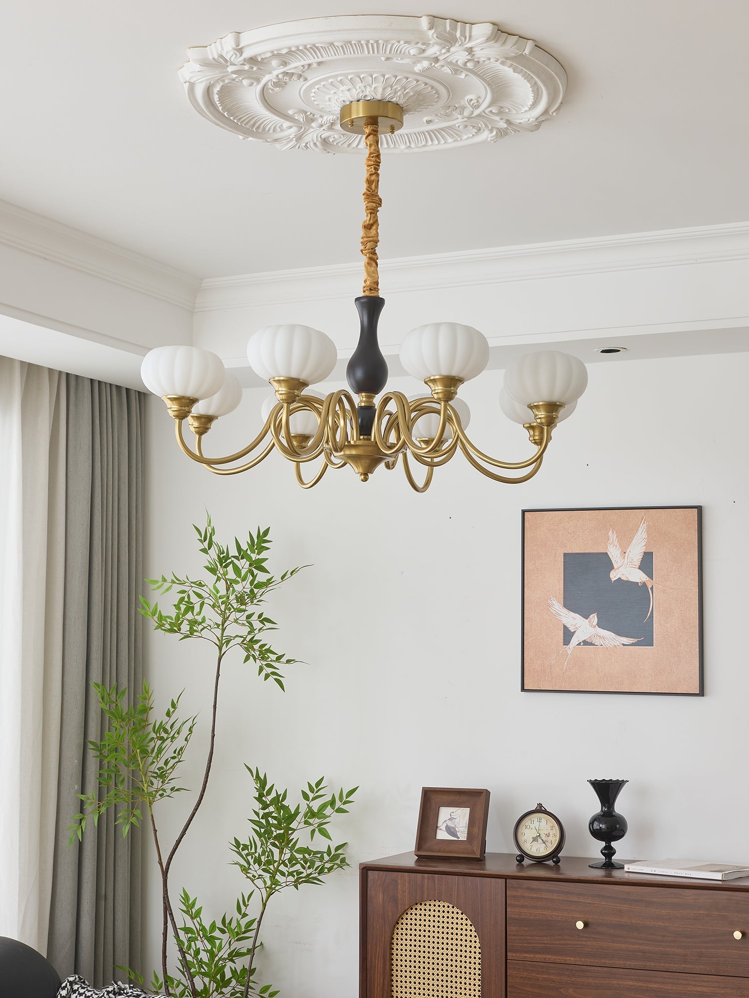 Avinor Nordic Traditional Wood Chandelier - Letslighting