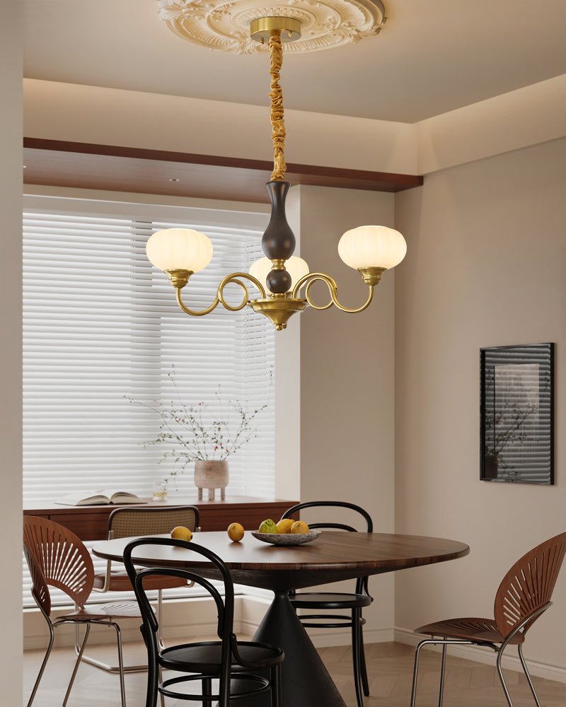 Avinor Nordic Traditional Wood Chandelier - Letslighting