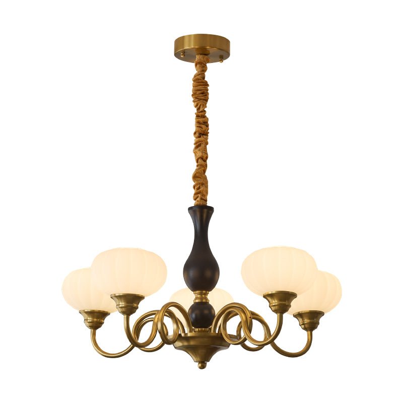 Avinor Nordic Traditional Wood Chandelier - Letslighting