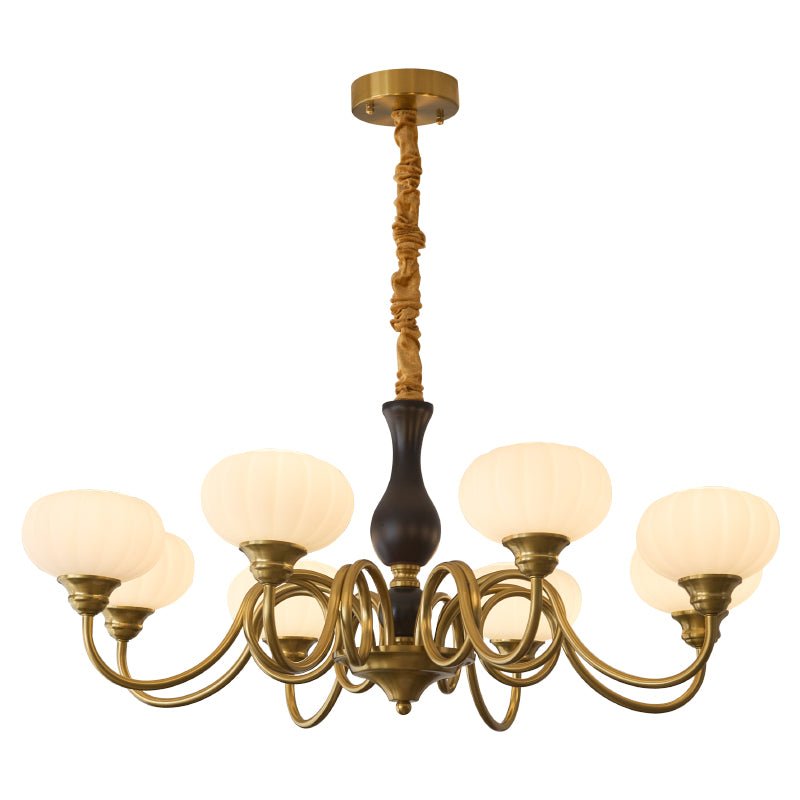 Avinor Nordic Traditional Wood Chandelier - Letslighting