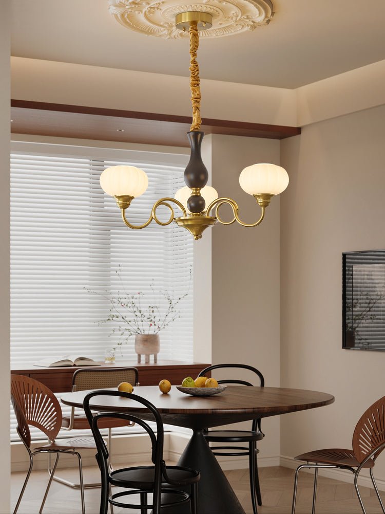Avinor Nordic Traditional Wood Chandelier - Letslighting