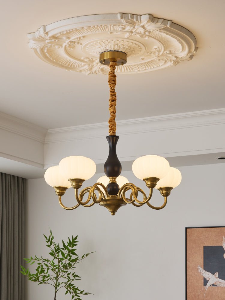 Avinor Nordic Traditional Wood Chandelier - Letslighting