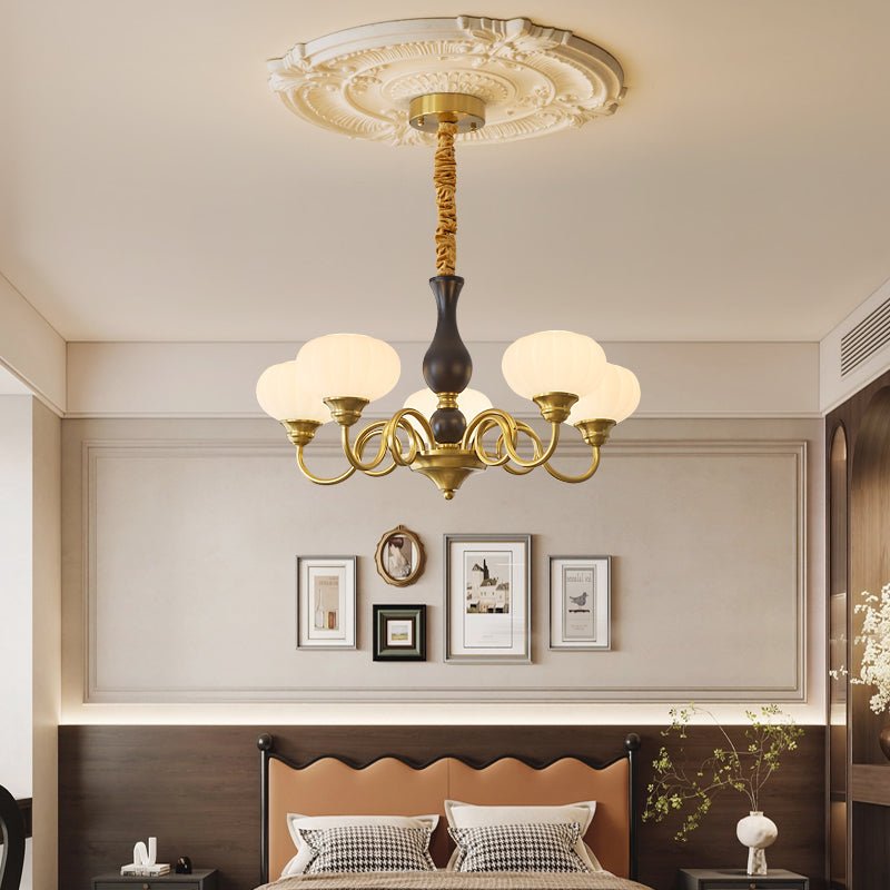 Avinor Nordic Traditional Wood Chandelier - Letslighting