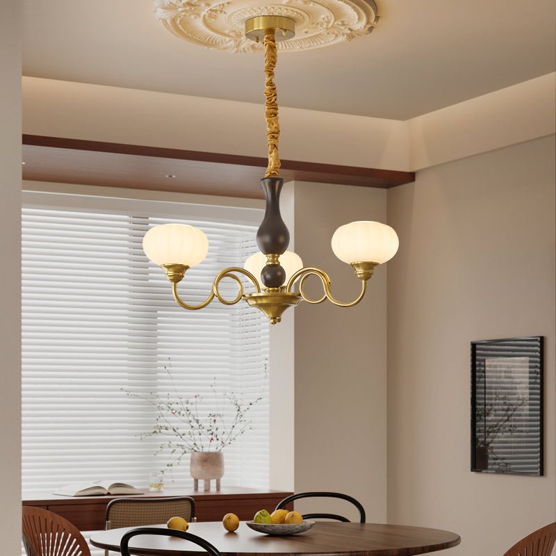 Avinor Nordic Traditional Wood Chandelier - Letslighting