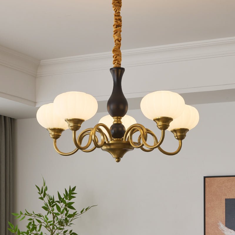 Avinor Nordic Traditional Wood Chandelier - Letslighting