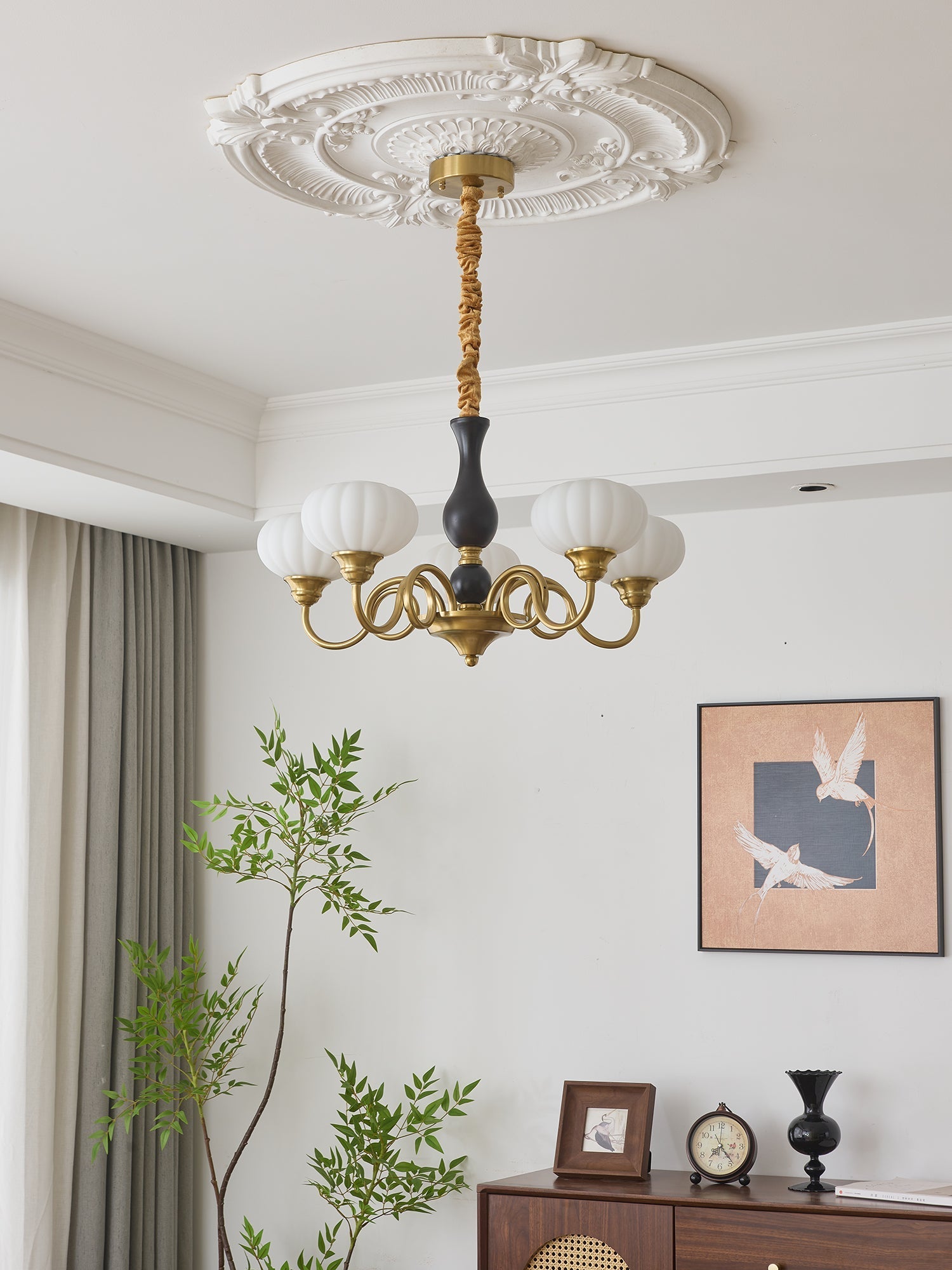 Avinor Nordic Traditional Wood Chandelier - Letslighting