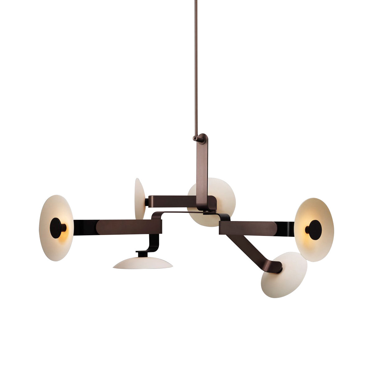 Jade Individual Creativity Brown Chandelier - Letslighting