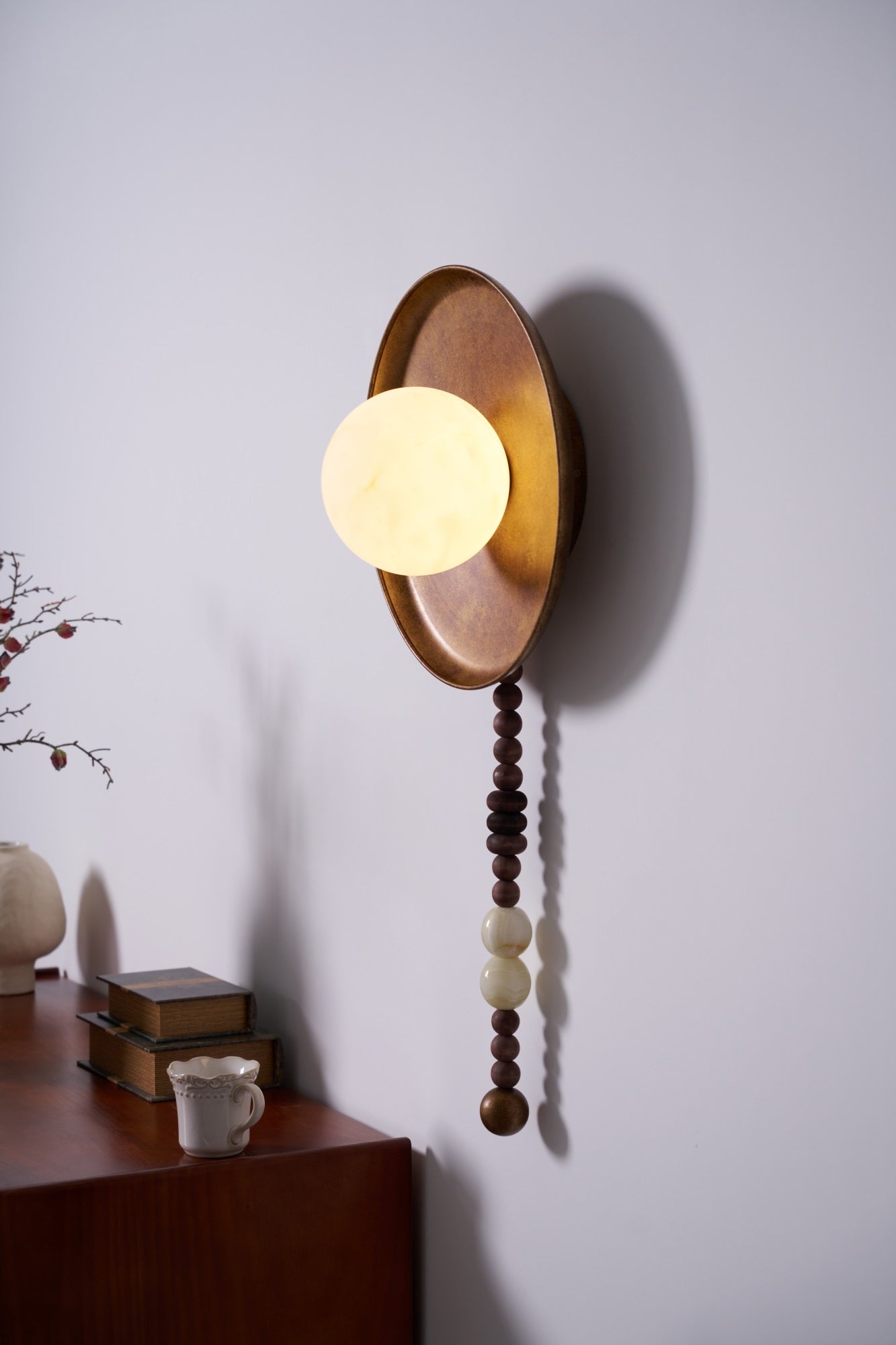 Olive Premium Nordic Art Marble Wall Light - Letslighting