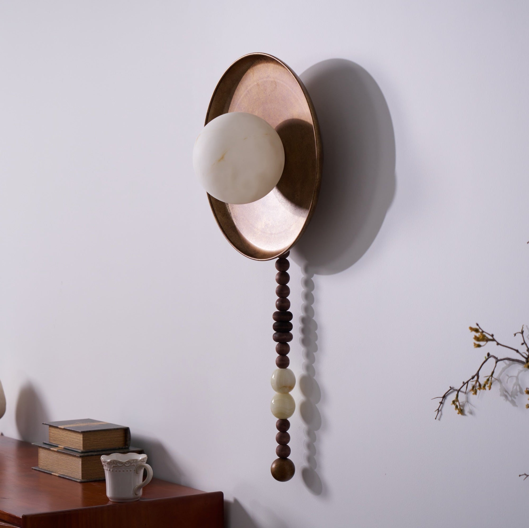 Olive Premium Nordic Art Marble Wall Light - Letslighting