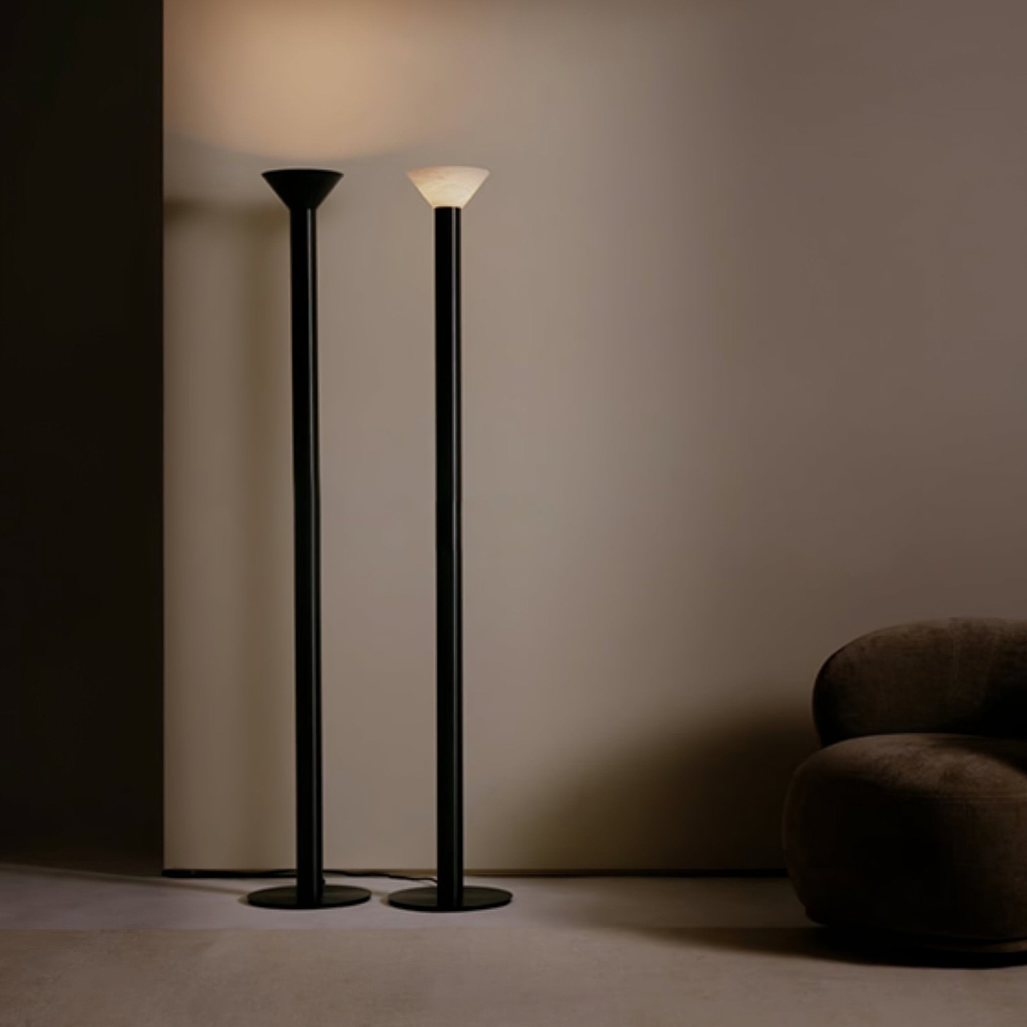 Evvaren Column Alabaster Floor Lamp - Letslighting