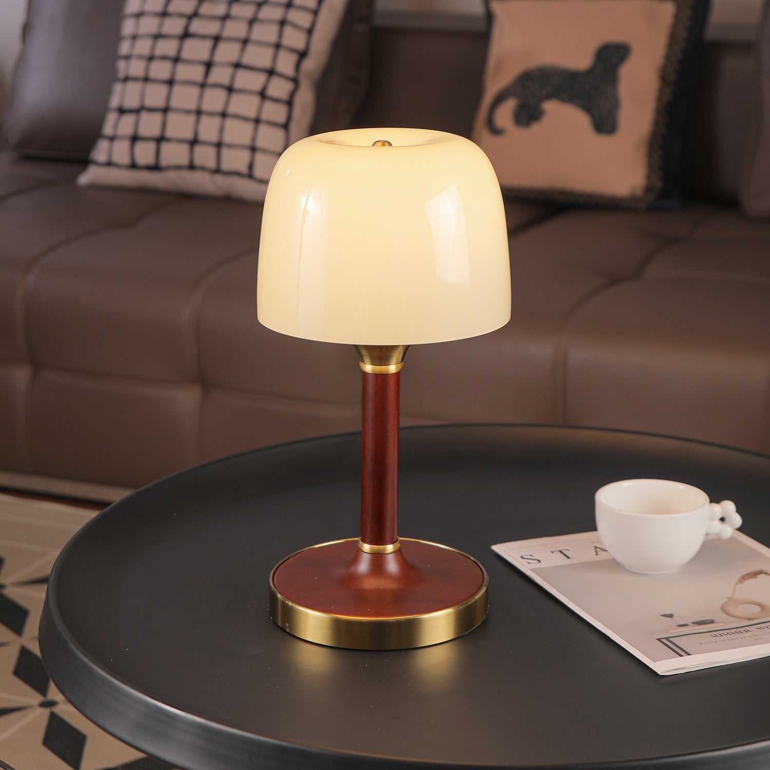 Velonise Wood Retro Table Lamp - Letslighting