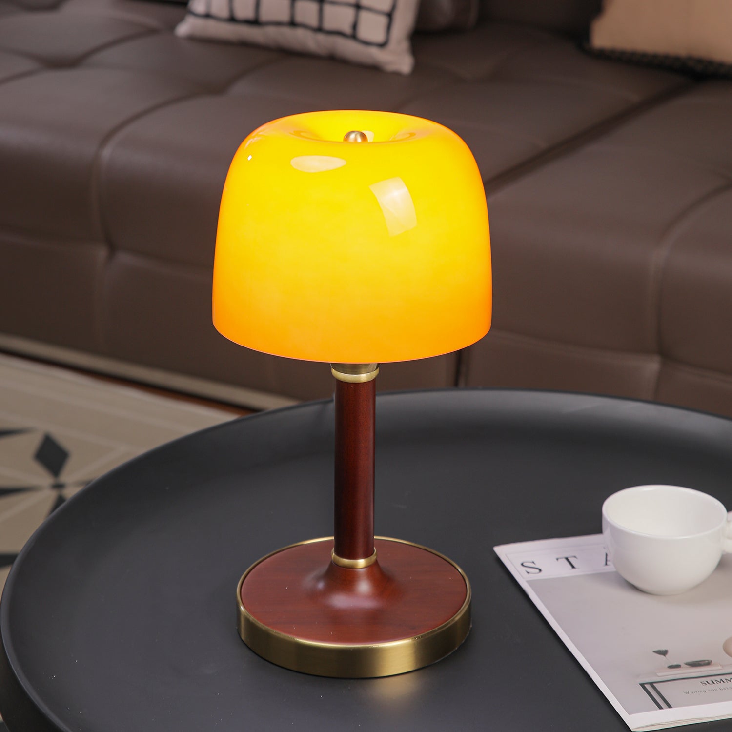 Velonise Wood Retro Table Lamp - Letslighting