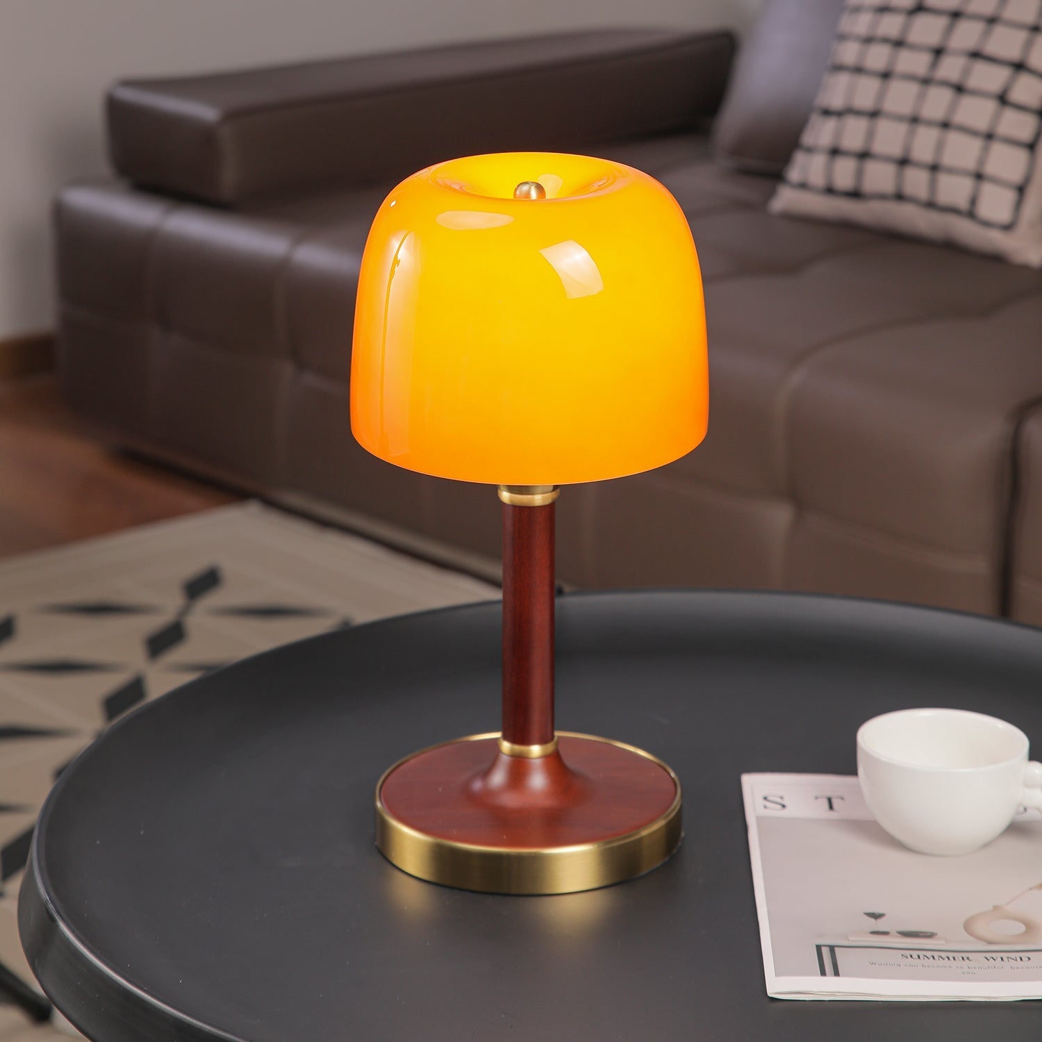Velonise Wood Retro Table Lamp - Letslighting