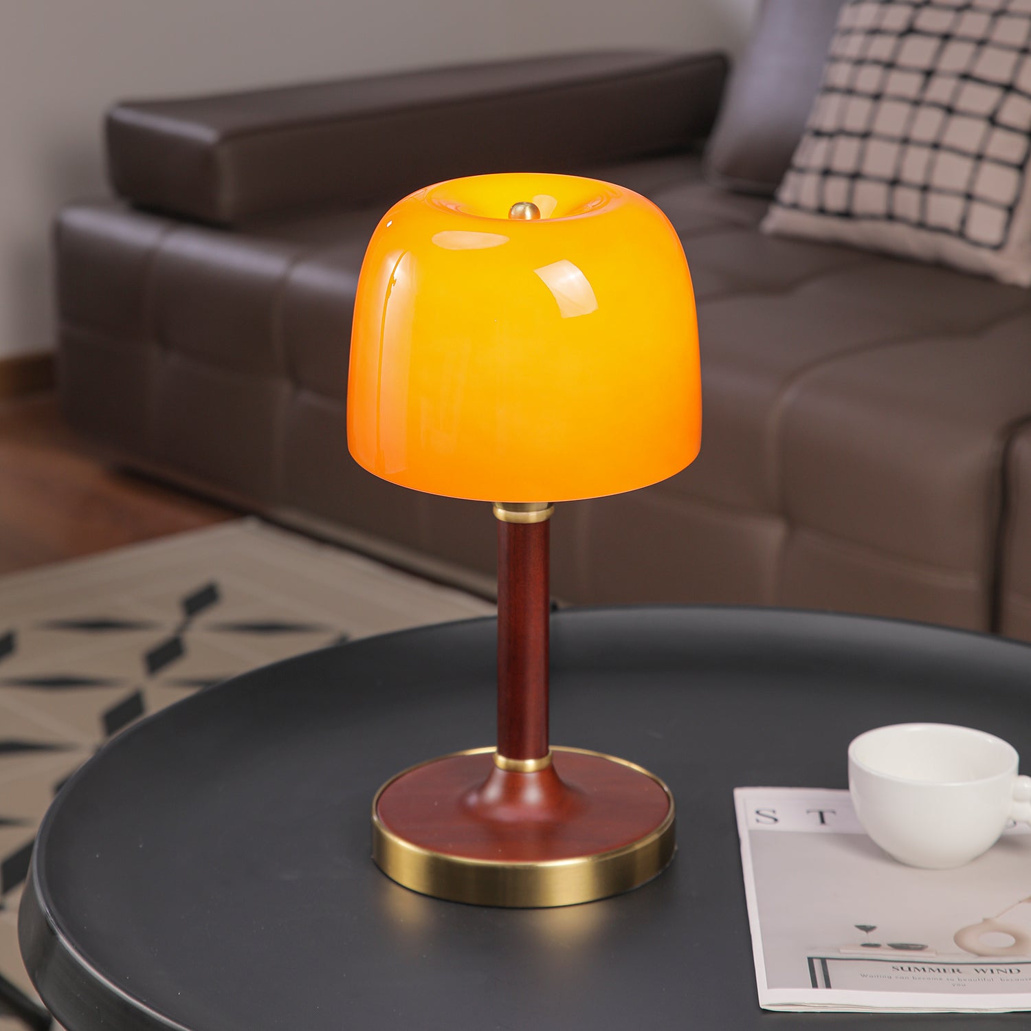 Velonise Wood Retro Table Lamp - Letslighting