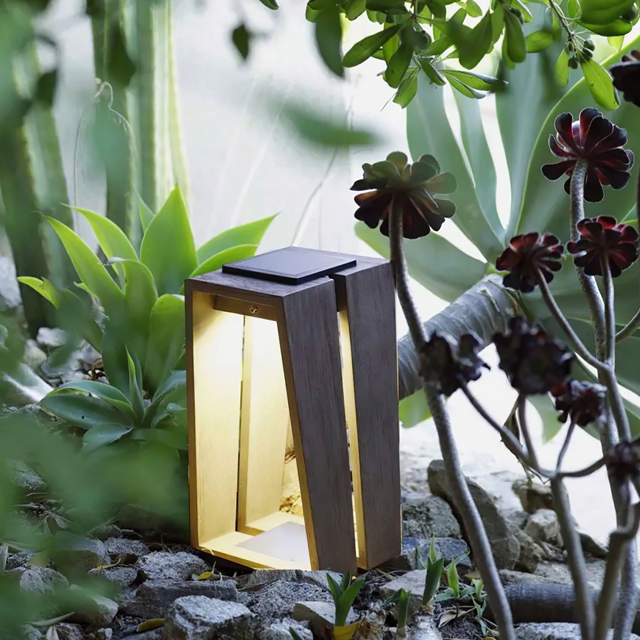 Elira Solar Outdoor Bollard Light - Letslighting