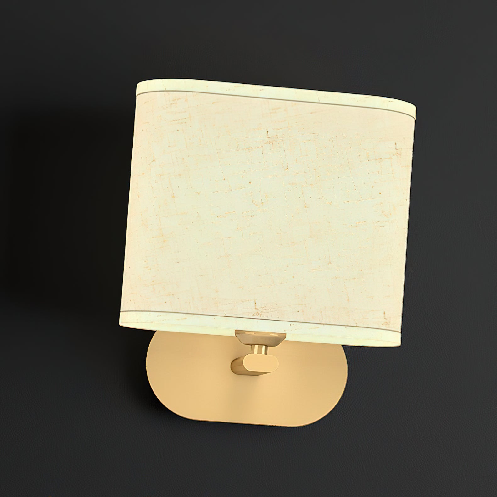 Myth Modern Minimalist Brass Fabric Wall Lamp - Letslighting