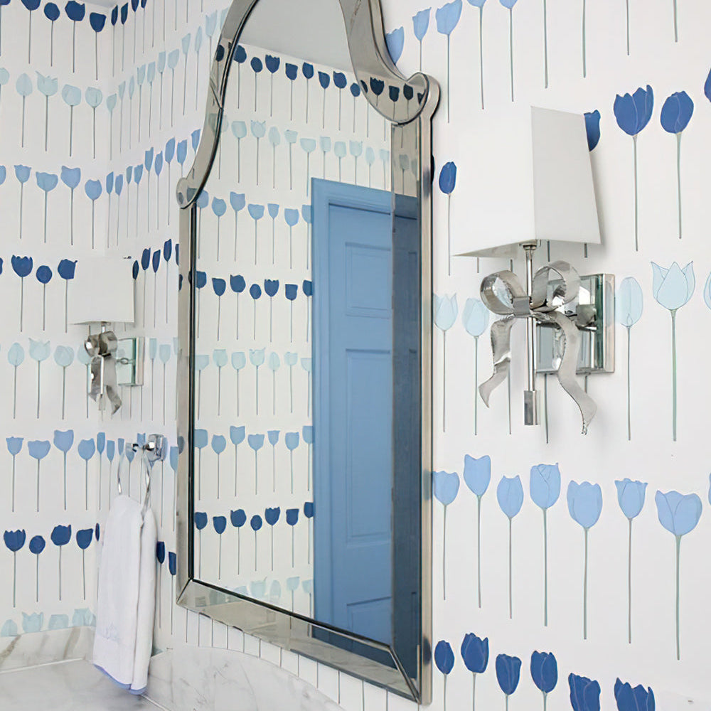 Ribelle Black Shade Wall Sconce with Gold Bow Accent - Letslighting