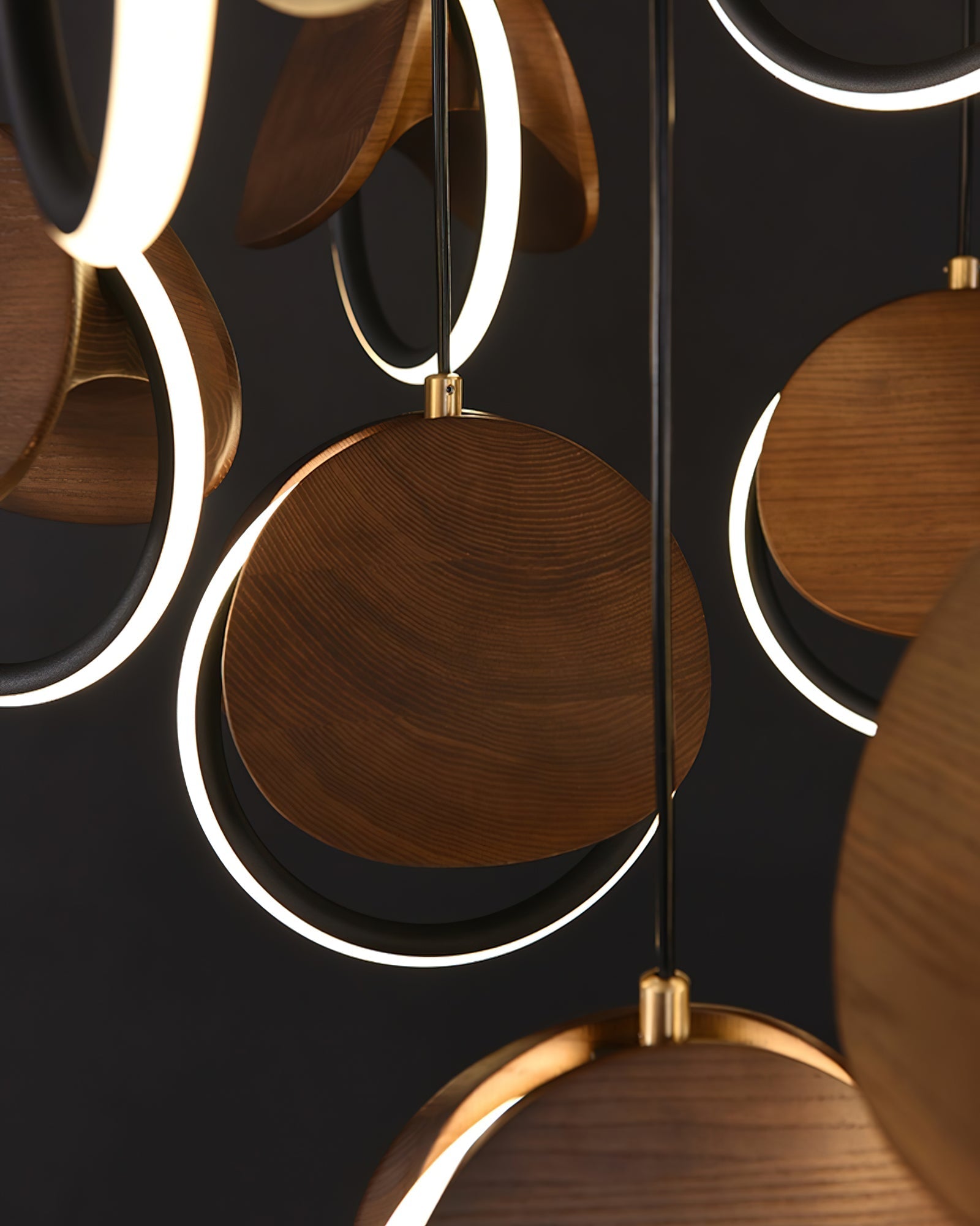 Avvelen Geometric Wood Pendant Light - Letslighting
