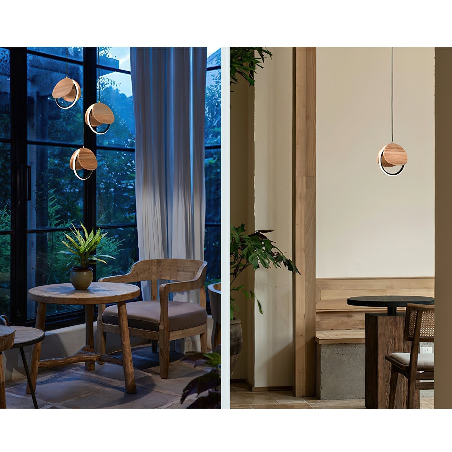 Avvelen Geometric Wood Pendant Light - Letslighting