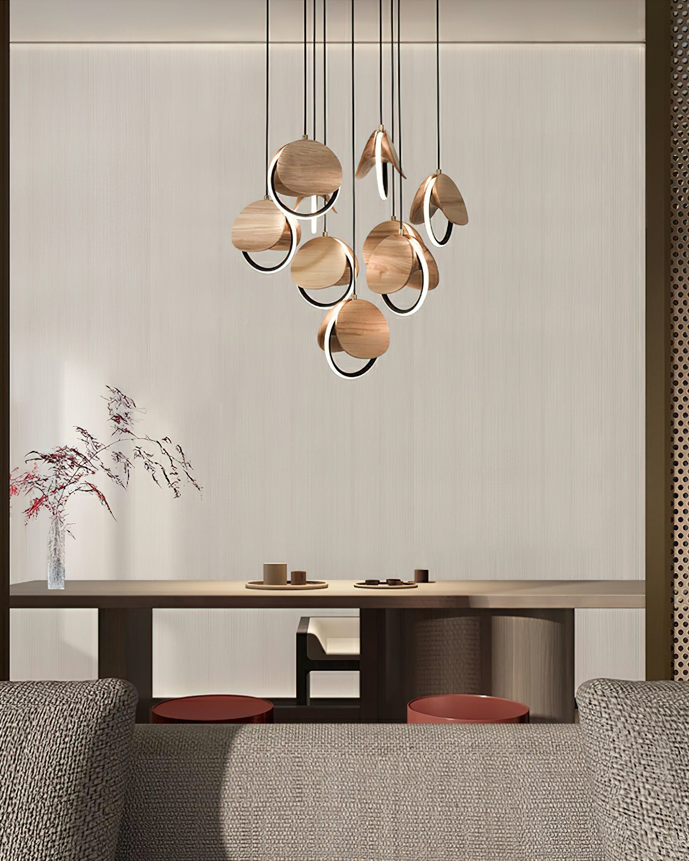 Avvelen Geometric Wood Pendant Light - Letslighting