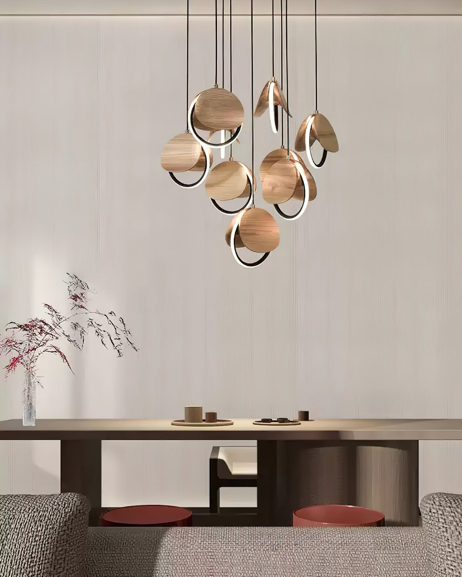 Avvelen Geometric Wood Pendant Light - Letslighting
