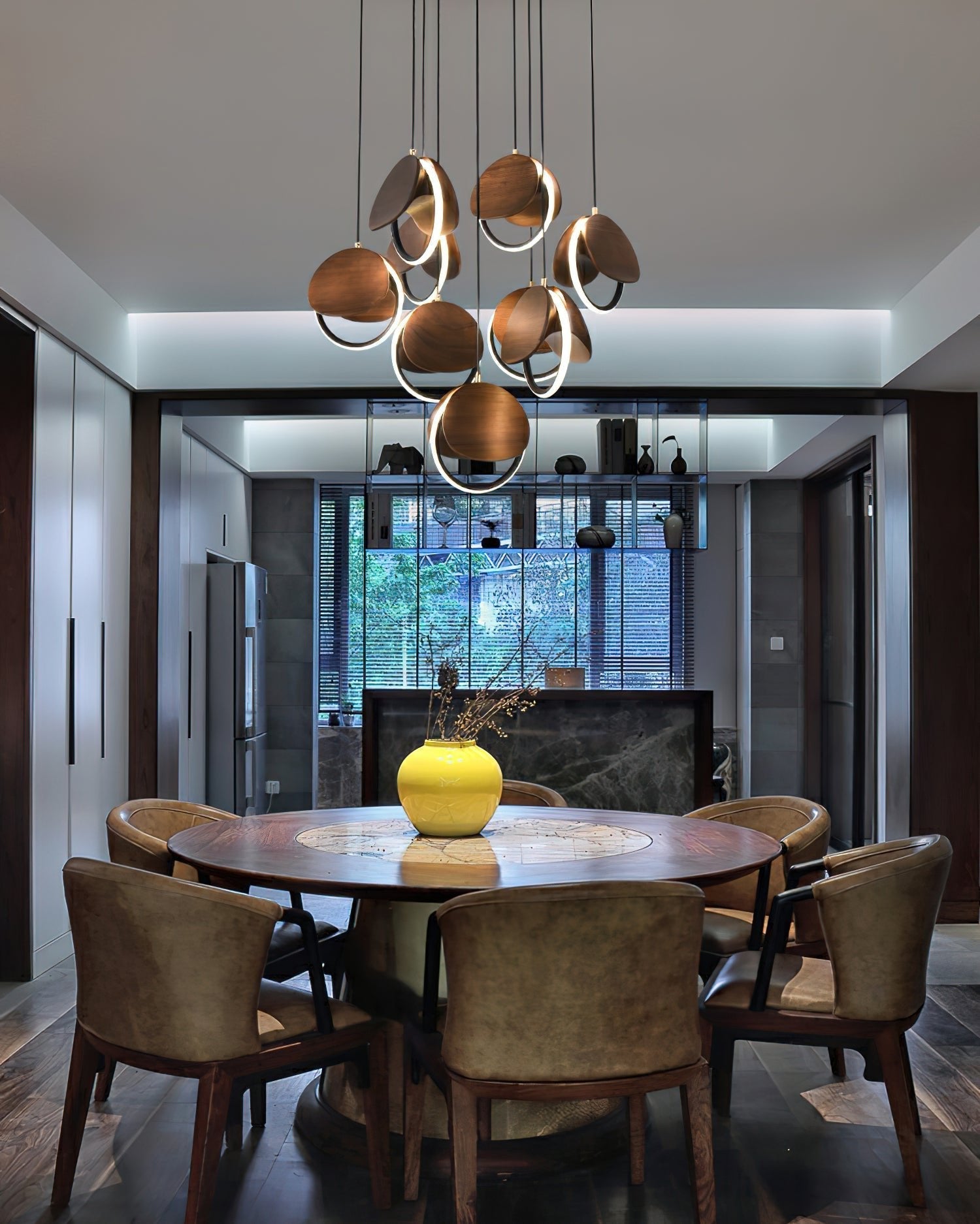 Avvelen Geometric Wood Pendant Light - Letslighting