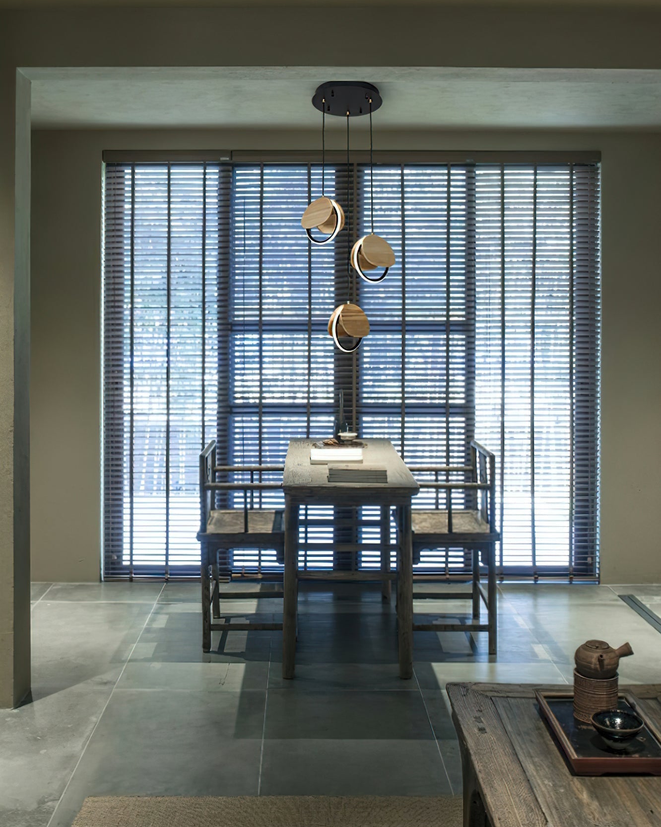 Avvelen Geometric Wood Pendant Light - Letslighting