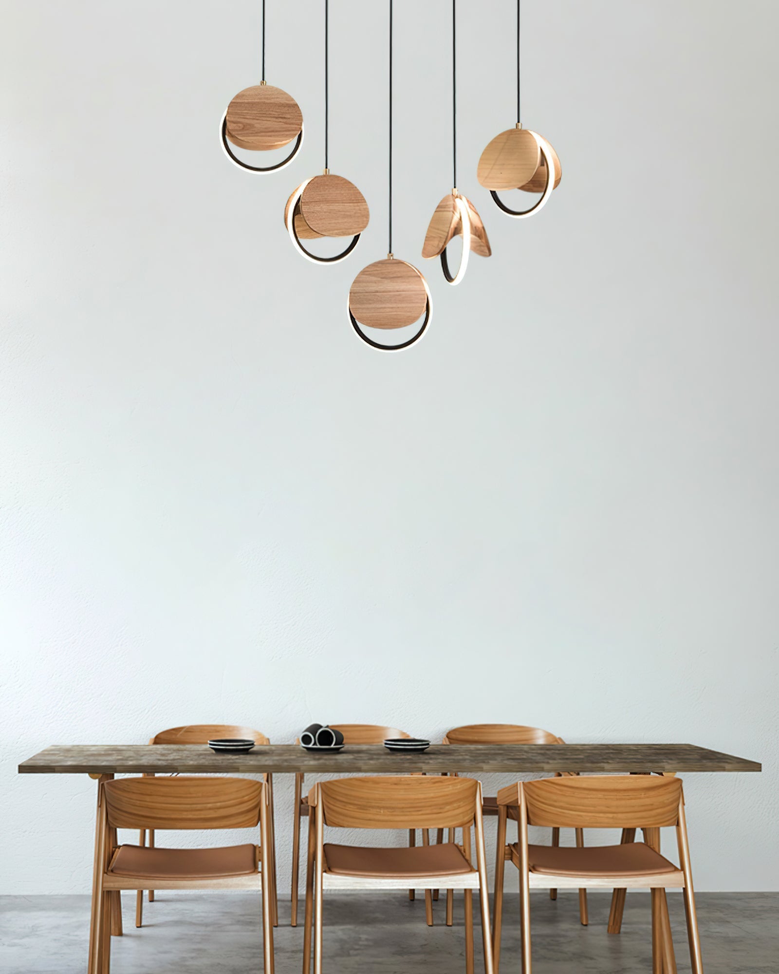 Avvelen Geometric Wood Pendant Light - Letslighting