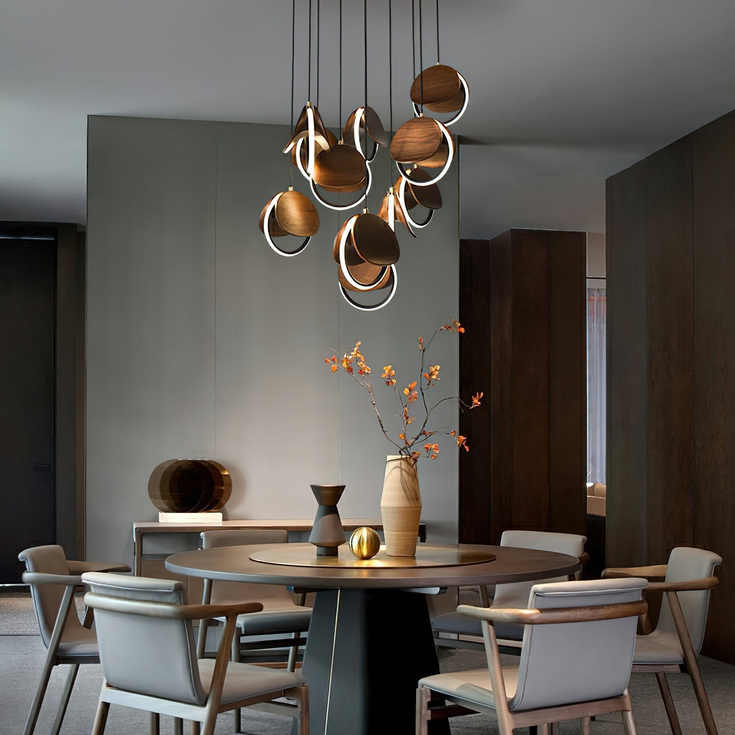 Avvelen Geometric Wood Pendant Light - Letslighting