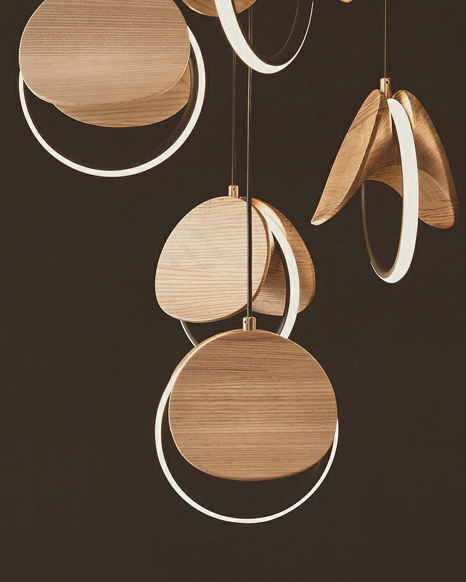 Avvelen Geometric Wood Pendant Light - Letslighting
