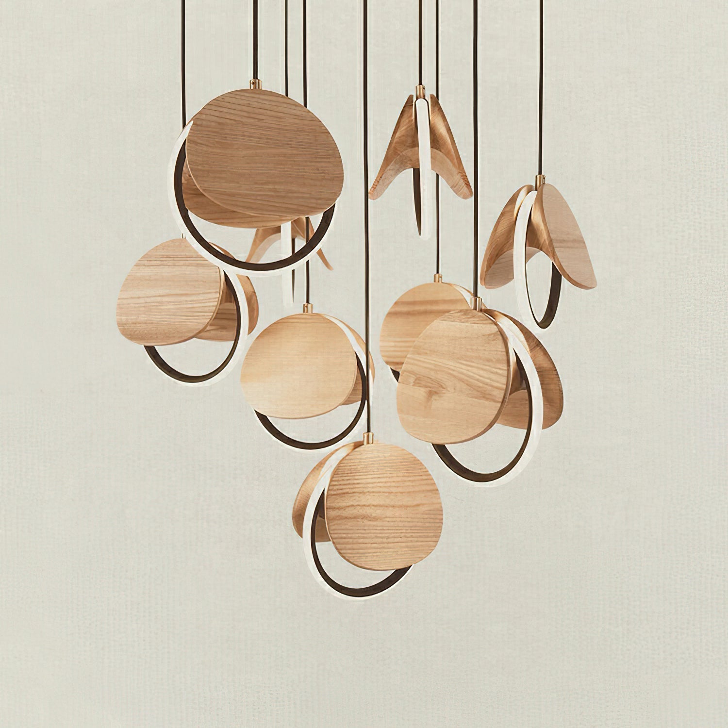 Avvelen Geometric Wood Pendant Light - Letslighting