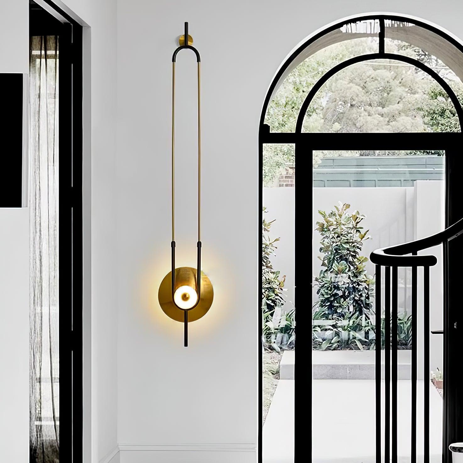 Ivory Modern Minimalist Ring Marble Wall Light - Letslighting