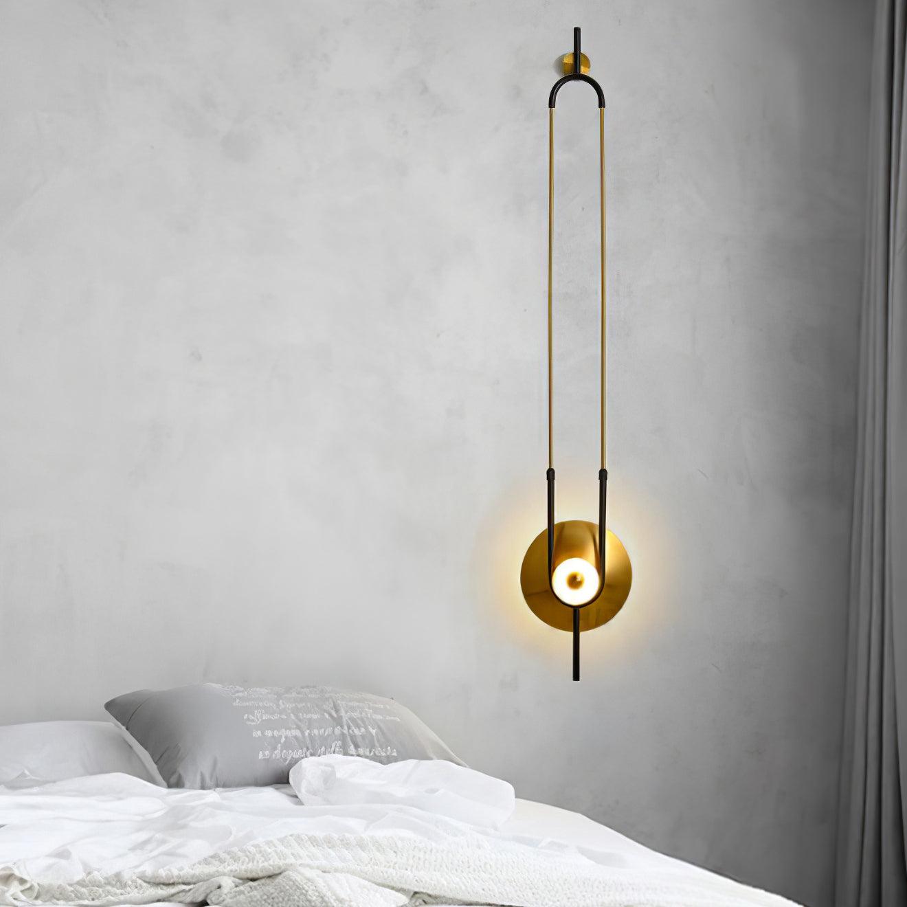 Ivory Modern Minimalist Ring Marble Wall Light - Letslighting